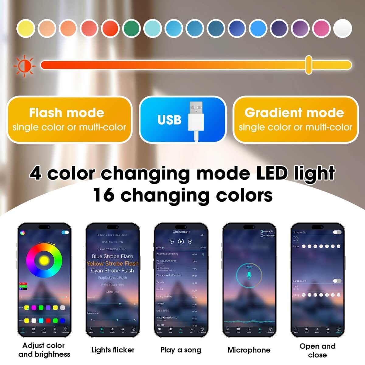 LED TV Unit with Glass Shelves - Modern Lowboard Cabinet with Soft-Close Doors