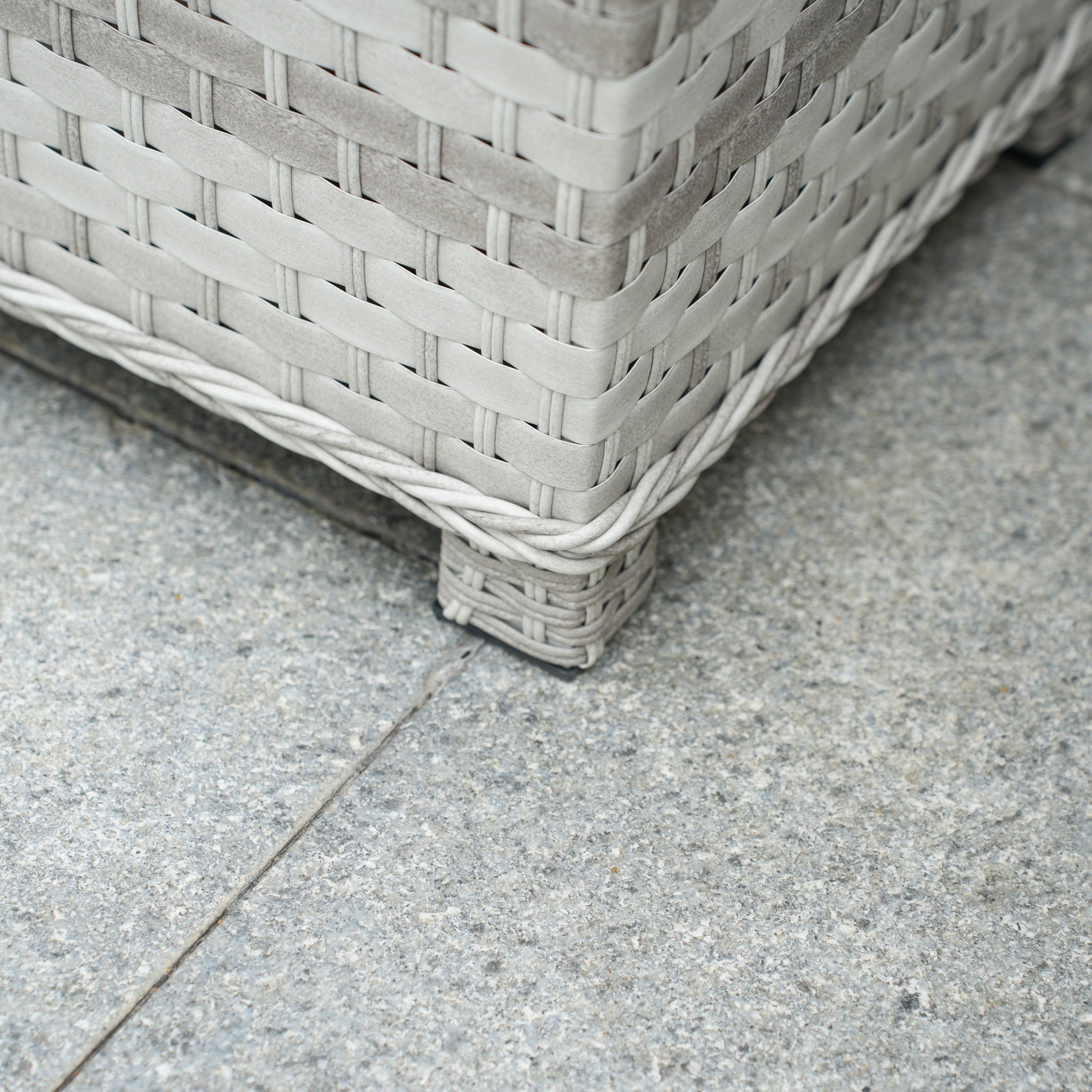 8-Piece PE Rattan Aluminum Corner Conversation Sofa Set with Adjustable Lift Table PAS-16002B-SET