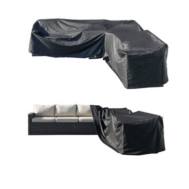 Waterproof L-Shaped Outdoor Sofa Cover RC-26L/27L – Heavy Duty, All-Season Protection