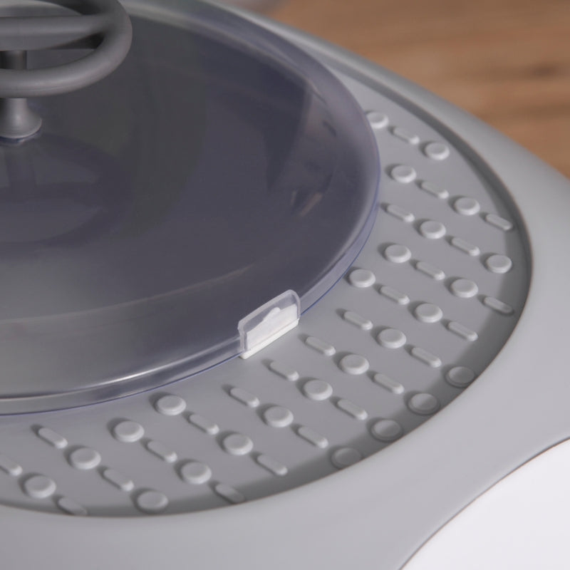 Cat Litter Box Toilet with Scoop, Enclosed Drawer, Grey