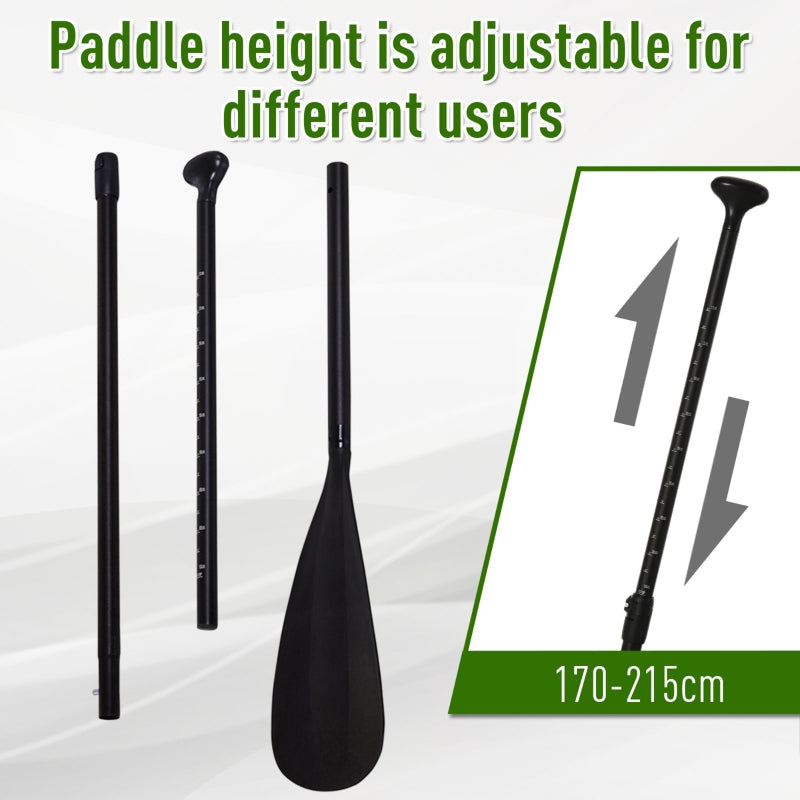Inflatable Stand Up Paddle Board, 10' x 30" x 4", Non-Slip SUP, with ISUP Accessories, Hand Pump, 3 Fins, Adjustable Paddle