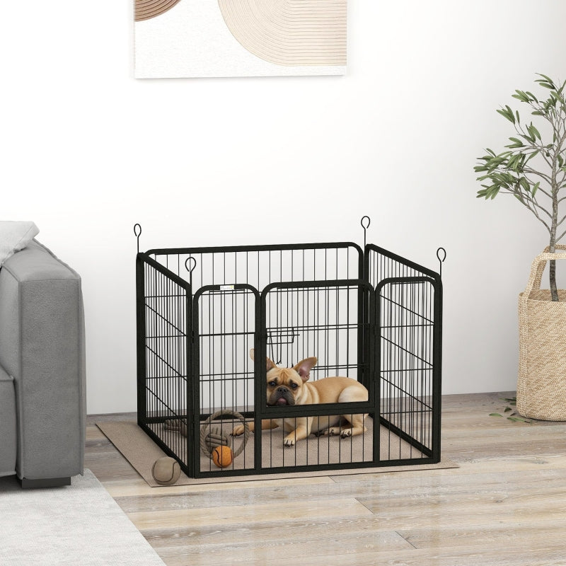 Heavy Duty Dog Playpen, 4 Panel Puppy Pen Foldable Kennel, Indoor Outdoor