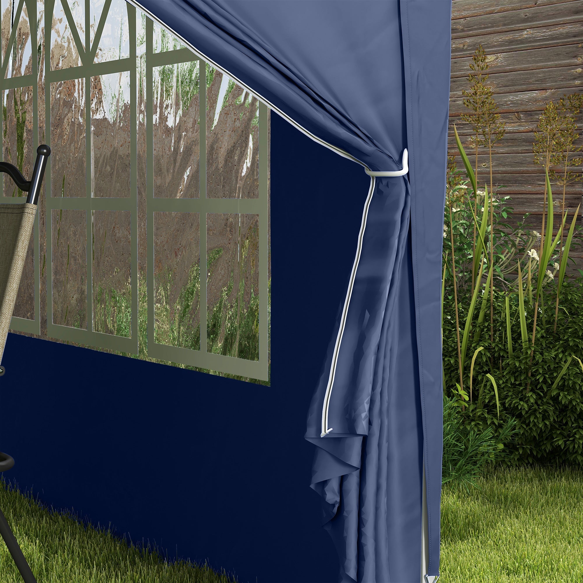Pop Up Gazebo, Water and UV Resistant with Carry Bag, Blue